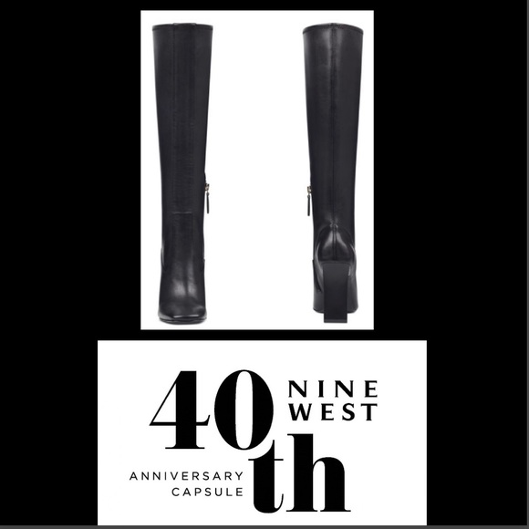 NINE WEST•LEATHER 40th Ann.CAPSULE BOOT - Picture 5 of 8